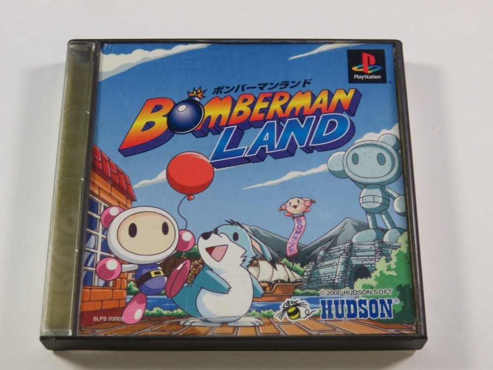 BOMBERMAN LAND PLAYSTATION (PS1) NTSC-JPN (COMPLETE - GOOD CONDITION OVERALL)