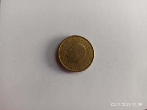 50 Cent Münze 1999 Belgien - Bild 1 von 2