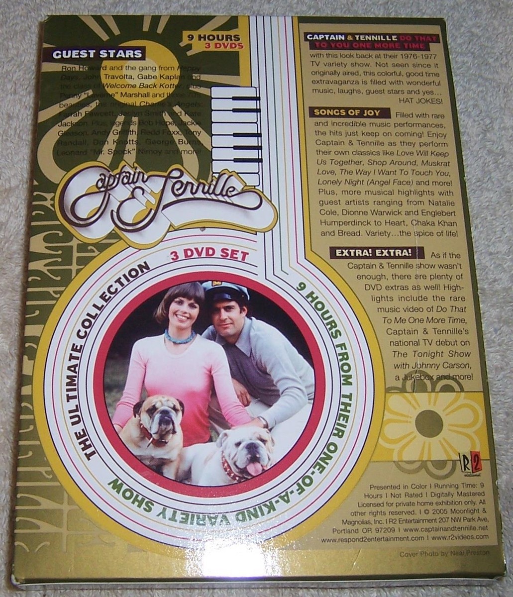 Captain & Tennille - Ultimate Collection (DVD, 2005, 3-Disc Set