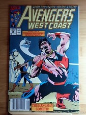 1992 Marvel Comics Avengers West Coast 78 David Ross Newsstand Cover Variant 
