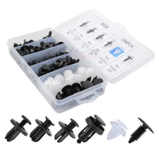 Clip Fender Trim Car Auto Push Pin Rivet Bumper Door Panel Retainer Fastener Kit