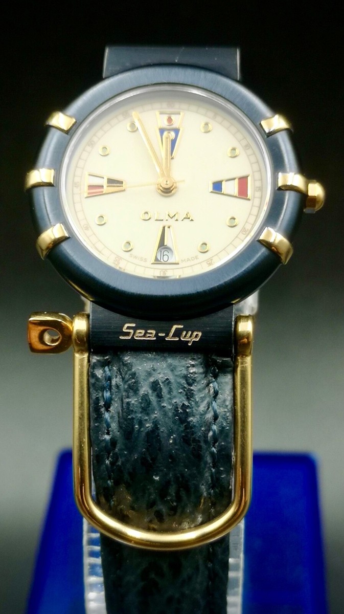 Vintage OLMA Sea-Cup Swiss Made Lady quartz watch. | eBay