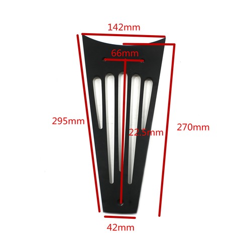 CNC Black Radiator Frame Grill Fit For Harley Touring FLHR FLTR FLHX 2014-2016 - Imagen 5 de 9