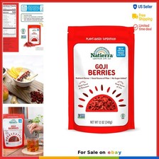 Dried Goji Berries Non GMO Vegan Gluten Free No Sugar Added 12 Ounce Superfood