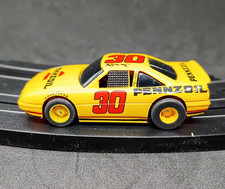 TYCO Nascar Pontiac Grand Prix 30 Michael Waltrip Pennzoil Yellow HO Slot Car
