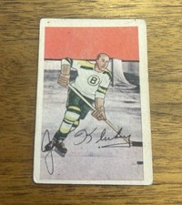 1952-53 Parkhurst Hockey # 75 Joe Klukay Boston Bruins