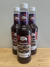 Master Of Mixes Handcrafted Manhattan Mixer 1L (33.8 Fl Oz) 3 Bottles