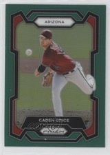 2024 Panini Prizm Green Prizm Caden Grice #295 8d2