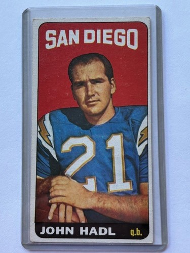 John Hadl #161 1965 Topps card