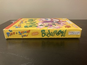 The Ren & Stimpy Show: Buckaroo$ NES Original Poster Authentic Tested & Working