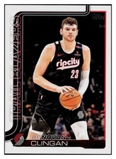 Donovan Clingan 2025-26 Topps #126 Portland Trail Blazers NBA *315