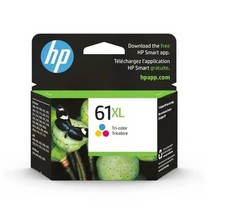 HP 61XL High-Yield Tri-Color Ink Cartridges Cyan Magenta Yellow Exp March 25