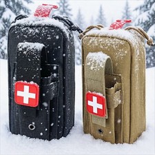 Tactical First Aid Pouch EMT Medical Bag Molle Ifak Pouch with Tourniquet Holder