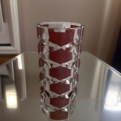 Luminarc Glas Vase Windsor Rubin - Vintage Klassiker- Duran France