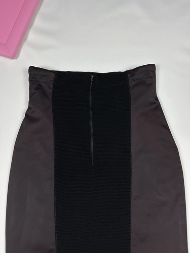 Falda Cameresi Couture Panel Recto Lápiz Vintage Italia Mujer’s Marrón Talla XS - Imagen 12 de 13