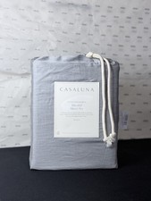 Casaluna Queen 400 Thread Count Temperature Regulating Sheet Set Dark Gray New