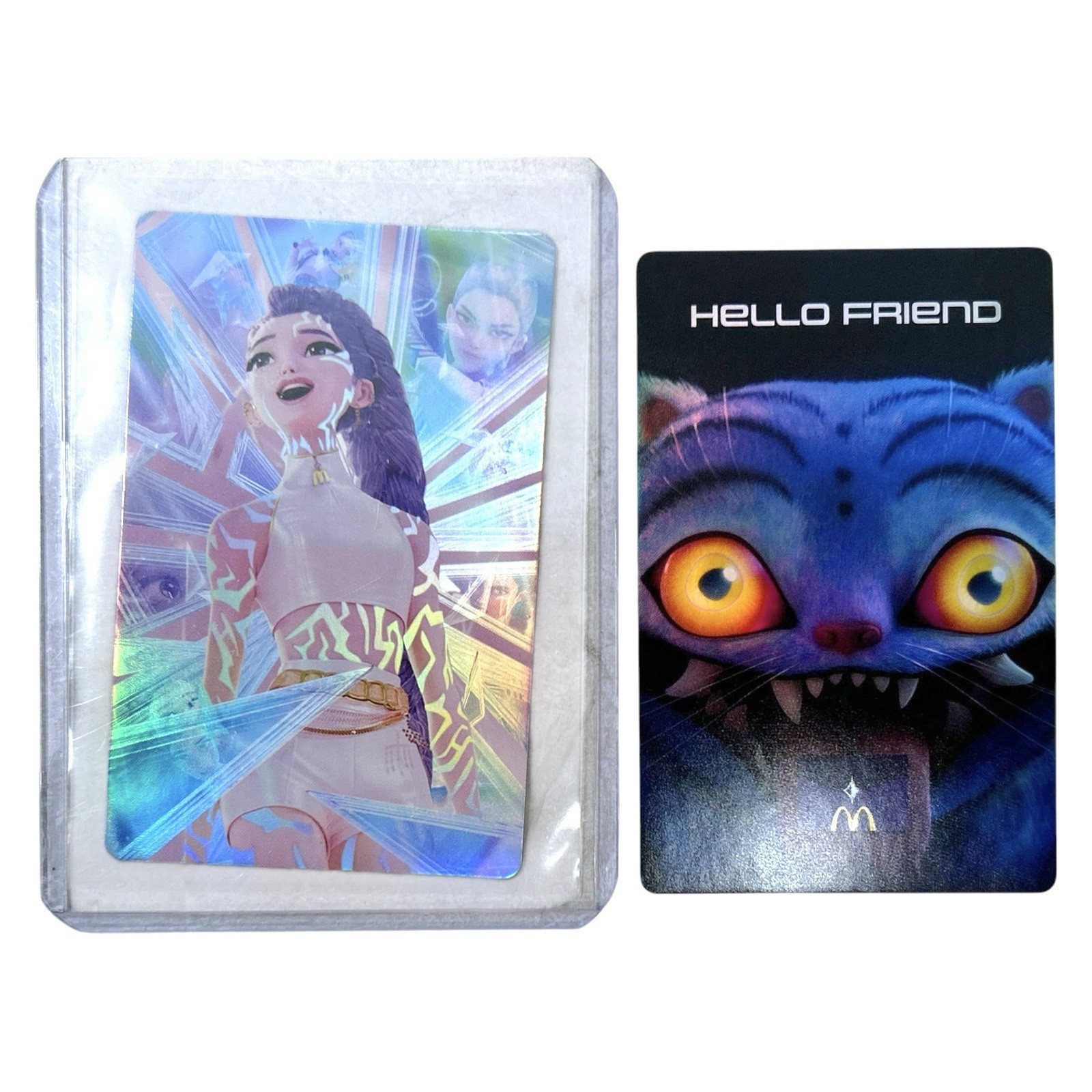 McDonald's K-Pop Demon Hunters White Rumi Rare Holofoil Photocard Huntrix Card