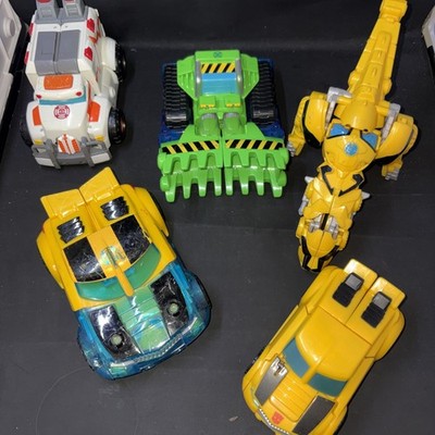 Hasbro Transformers Rescue Bots Mixed Lot 5 Transforming Robot Figures/Vehicles