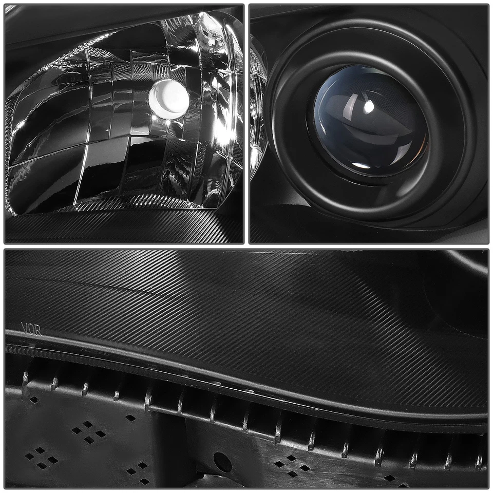 Для 2008-2011 Subaru Impreza черный корпус янтарный боковой проектор фары лампы - Изображение 3 из 4