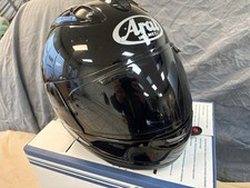 Arai RX 7V Evo Motorcycle Helmet Black Size Small 55/56 Black Visor With Pinlock