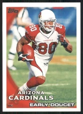 2010 Topps #323 Early Doucet Arizona Cardinals 36905