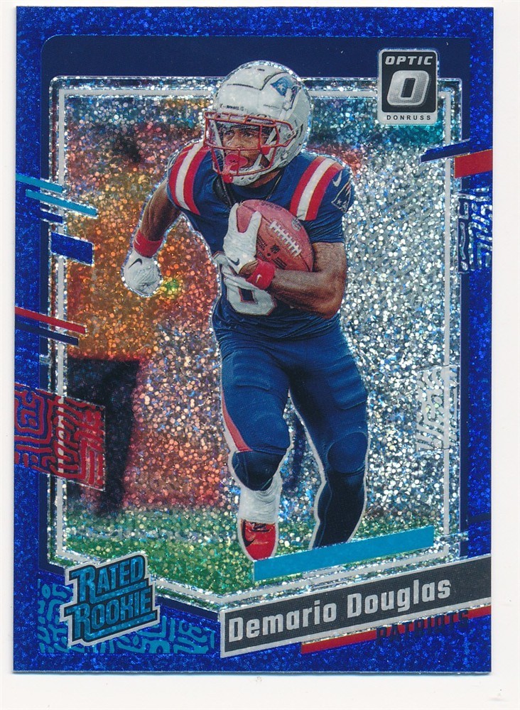Demario Douglas Panini Donruss Optic #300 Blue