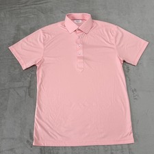 Collars  Co Dress Collar Polo Shirt Mens Small Pink Stretch Soft New NWOT