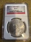 1884-O Morgan Silver Dollar - NGC MS63 - New Orleans Mint