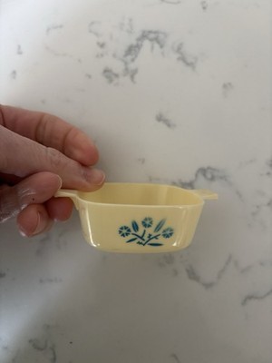 Vintage mini Corning ware blue cornflower Dish Toy