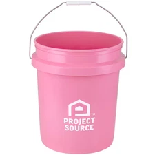 Project Source Pink 5-gallon Plastic General bucket