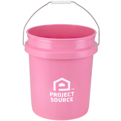 #ad #ad Project Source Pink 5 gallon Plastic General bucket $8.85