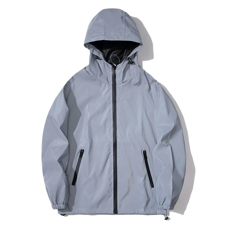 NEW SIZE Night Reflective Jackets Double Fabric Windbreaker Hooded Jacket Men
Opens in a new window