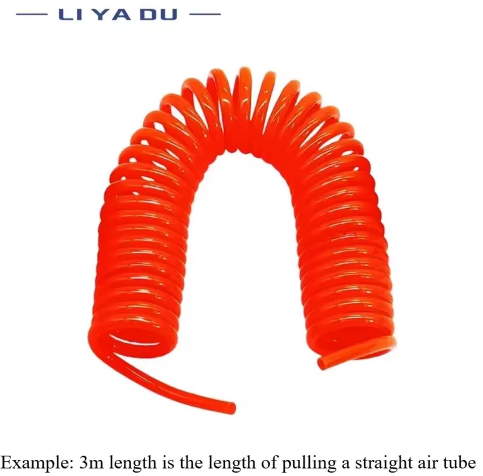 Tubo Gomma Aria Compressa Professionale Con Raccordi Attacco Rapido Universale - Imagen 2 de 4