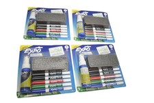 Expo Dry Erase Marker Starter Sets Fine Tip 7 Pc Lot Of 4 Newell Brand New