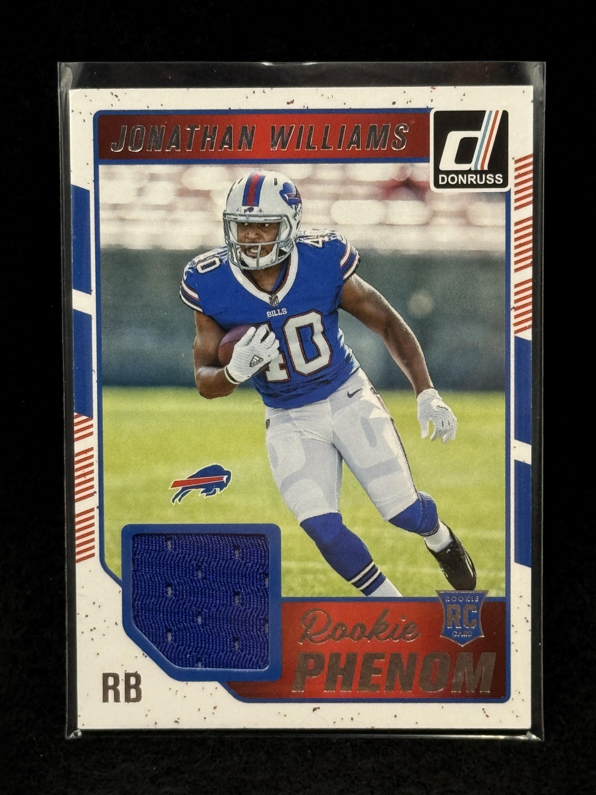 Jonathan Williams 2016 Donruss Rookie Phenom Jersey Relics #5 MEM
