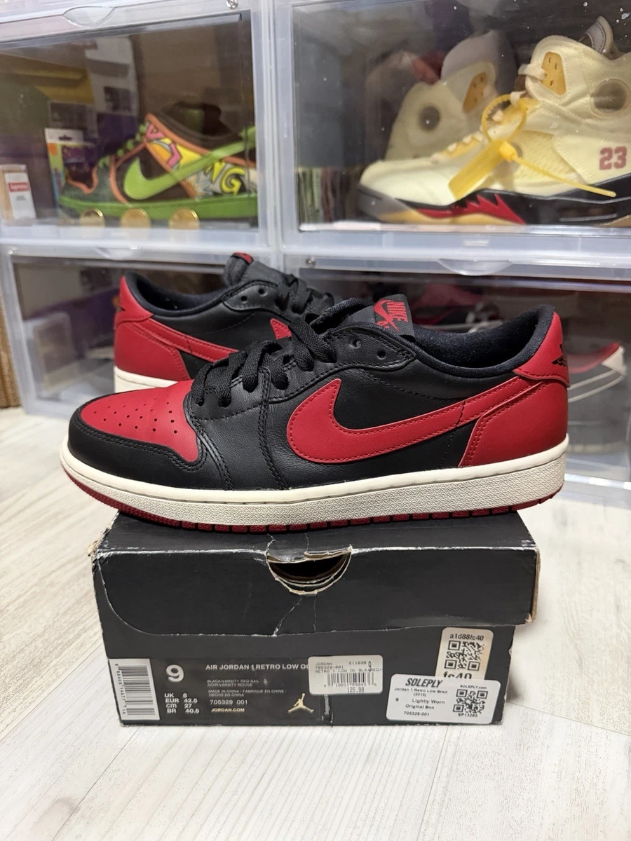 Preços baixos em Jordan 1 Retro OG Low Bred | eBay