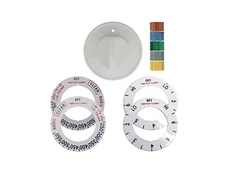 Range Kleen Plastic Replacement Electric Range Knob Kit #8131