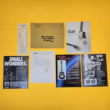 1981 Guild Guitars Basses Amps Catalog Brochures Pricelists M80 Tweedy Bird 8420