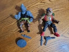 Playmates Teenage Mutant Ninja Turtles Rocksteady BeBop Weapons Vintage TMNT