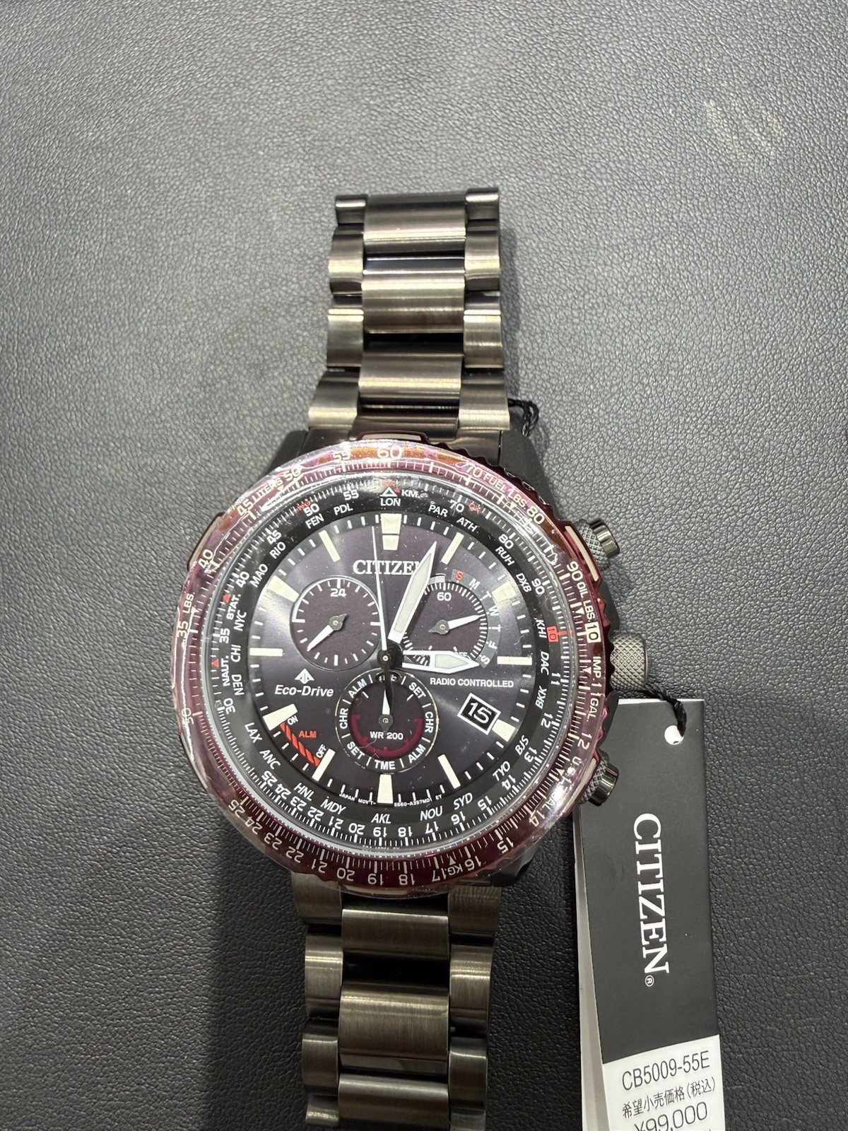 Citizen Promaster SKY CB5009-55E Eco-Drive Radio Chronograph 46mm image 5