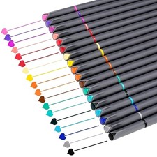 18 Colors Journal Planner Pens Fine Point Multicolor Writing Drawing Pen Set