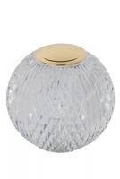 Led Akku Tischlampe Gold Wohnzimmer Ø9 Cm 2700 K Dimmbar 3 H Nachttisch Leuchte