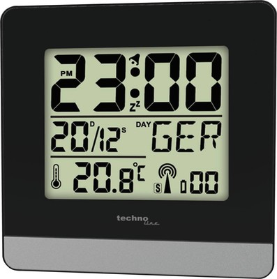 Technoline Uhr Wecker WT 260 Digital Funksteuerung B: 79mm H: 79mm T: 3. B Ware