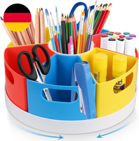 Rotierende Stiftehalter Schreibtisch Organizer, 7 FäCher Kinder BehäLter Zum Auf