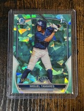 2023 Bowman Chrome Sapphire Edition - Prospects Miguel Tamares #BCP-179 Aqua /99