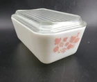 Vintage Pyrex Gooseberry 502 Covered Refrigerator Dish