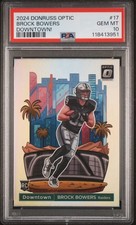 2024 Panini Donruss - Downtown! Brock Bowers #17 (RC)