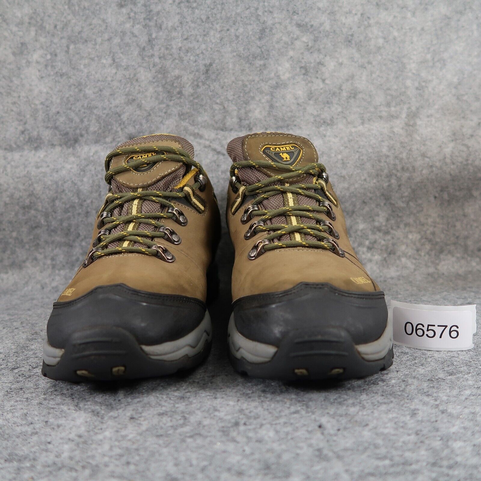 SAOLA Scarpe Cammello Uomo 9 Escursionismo Basso Pelle Outdoor Trekking Attivo Lacci Marrone