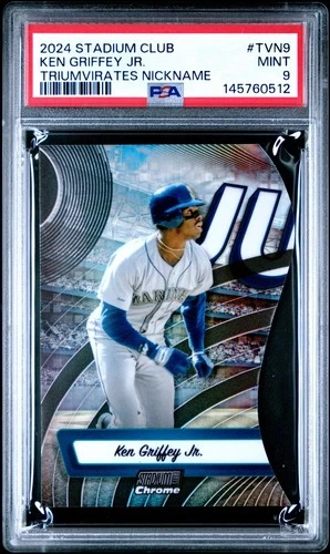 2024 Topps Stadium Club - Triumvirates Nickname Ken Griffey Jr #TVN-9 - PSA 9