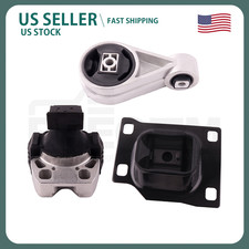 Engine Motor Trans Mount Replace For 2003-2004 Ford Focus 2.0l Set 3 Pcs